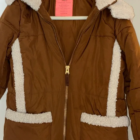 Beautiful J. CREW primaloft sherpa snowday puffer coat jacket Sz S - Picture 7 of 10